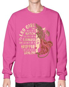 Leo girl 289# - leo- Sweatshirt - Crew