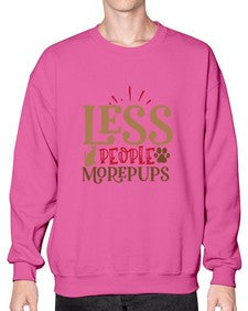 Less People More Pups Style 18# - cats- Sweatshirt - Crew