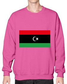 Libya 1132# - world flags- Sweatshirt - Crew