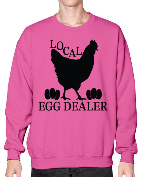 Local Egg Dealer - chicken- Sweatshirt - Crew