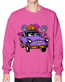 Mad driver 162# - cartoon general- Sweatshirt - Crew