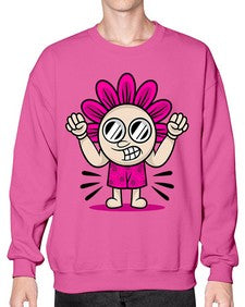Mad flower 163# - cartoon general- Sweatshirt - Crew