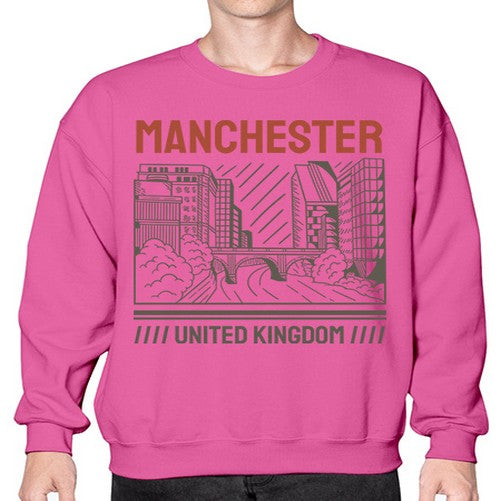 Manchester 1228# - cities- Sweatshirt - Crew
