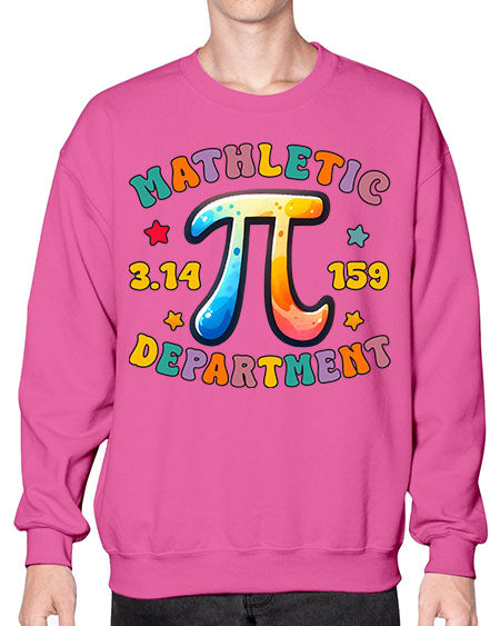 Mathletic Department Custom Pi Day 16# - pi- Sweatshirt - Crew
