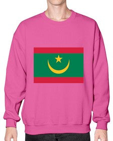 Mauritania 1260# - world flags- Sweatshirt - Crew