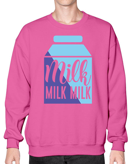 Milk Milk Milk Style 154# - baby- Sweatshirt - Crew