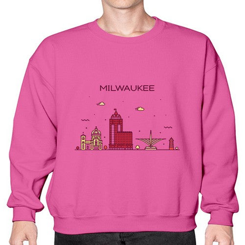 Milwaukee 1303# - cities- Sweatshirt - Crew