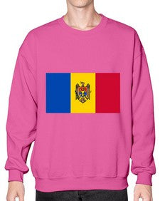 Moldova 1332# - world flags- Sweatshirt - Crew