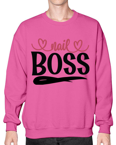 Nail Boss 1123# - nail tech- Sweatshirt - Crew