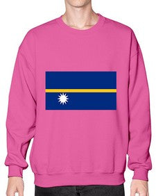 Nauru 1419# - world flags- Sweatshirt - Crew
