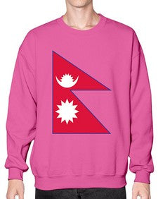 Nepal 1430# - world flags- Sweatshirt - Crew
