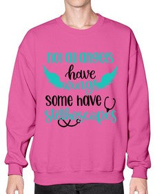 Not All Angels Have Style Style 1134# - nurse- Sweatshirt - Crew