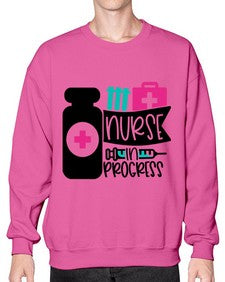 Nurse In Progress Style Style 1161# - nurse- Sweatshirt - Crew