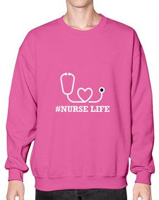 Nurse Life1176# - nurse- Sweatshirt - Crew