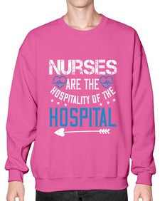 Nurses are the hospitality of the hospital Style 1233# - nurse- Sweatshirt - Crew