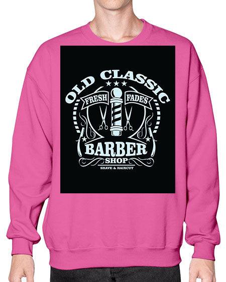 Old Classic Barber1284# - barber- Sweatshirt - Crew