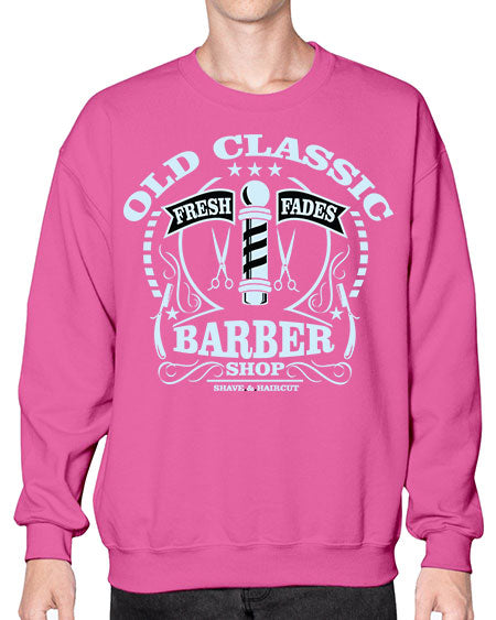 Old Classic Barber1285# - barber- Sweatshirt - Crew