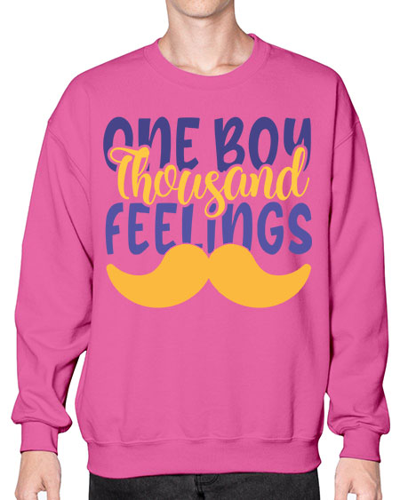 One Boy Thousand Feelings Style 173# - baby- Sweatshirt - Crew
