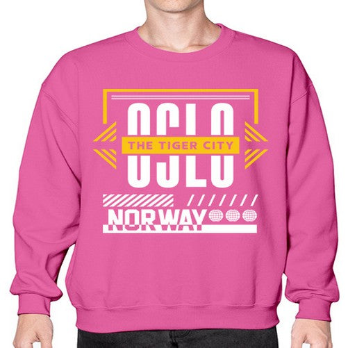 Oslo 1553# - cities- Sweatshirt - Crew