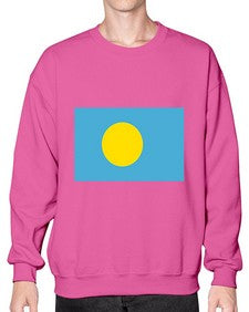 Palau 1567# - world flags- Sweatshirt - Crew