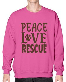 Peace Love Rescue Style 23# - cats- Sweatshirt - Crew