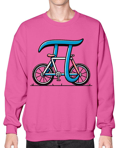 Pi Bicycle Sublimation Design 33# - pi- Sweatshirt - Crew