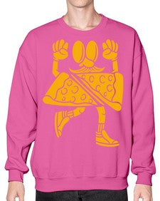 Pizza champ 202# - cartoon food- Sweatshirt - Crew