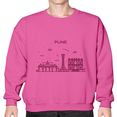 Pune 1694# - cities- Sweatshirt - Crew