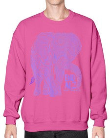 Purple Elephant Alzheimer Awareness 210# - alzheimers- Sweatshirt - Crew