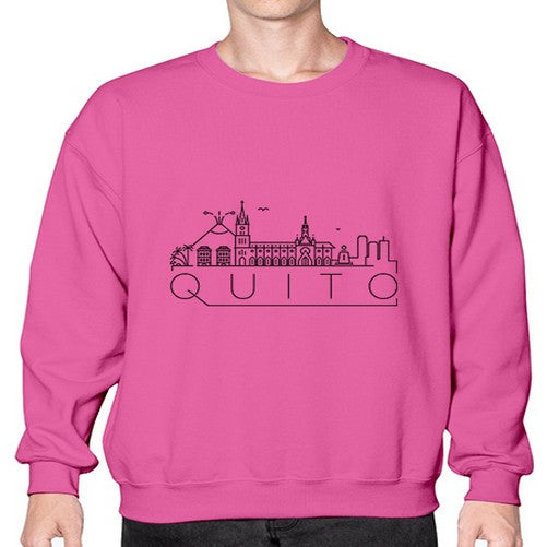 Quito Minimal Skyline 1700# - cities- Sweatshirt - Crew