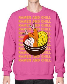 Ramen and Chill 1493# - Ramen- Sweatshirt - Crew
