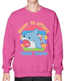 Ready to Attack third Grade 715# - third grade- Sweatshirt - Crew