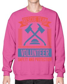 Rescue Team Volunteer Safety And Protection Style 33# - volunteer- Sweatshirt - Crew