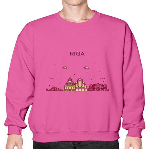 Riga 1729# - cities- Sweatshirt - Crew