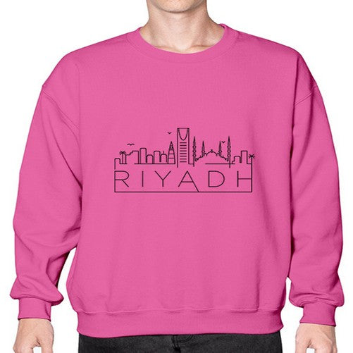 Riyadh Minimal Skyline 1738# - cities- Sweatshirt - Crew