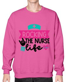 Rocking The Nurse Life Style Style 1360# - nurse- Sweatshirt - Crew