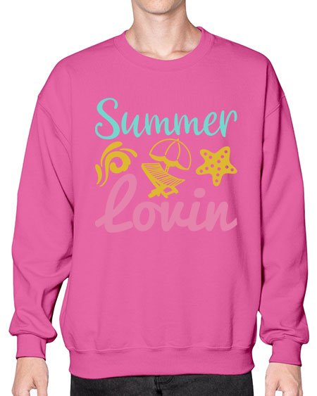 SUMMER LOVIN Style 2# - summer- Sweatshirt - Crew