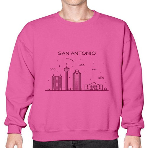 SanAntonio 1782# - cities- Sweatshirt - Crew