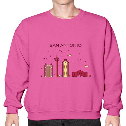 SanAntonio 1784# - cities- Sweatshirt - Crew