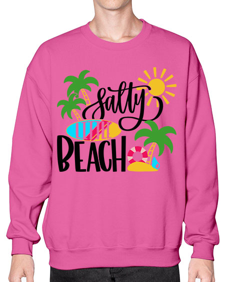 Satly Little Beach Style 26# - summer- Sweatshirt - Crew