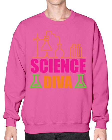 Science Diva 127# - general science- Sweatshirt - Crew