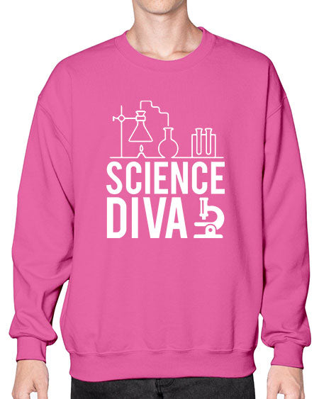 Science Diva 129# - general science- Sweatshirt - Crew