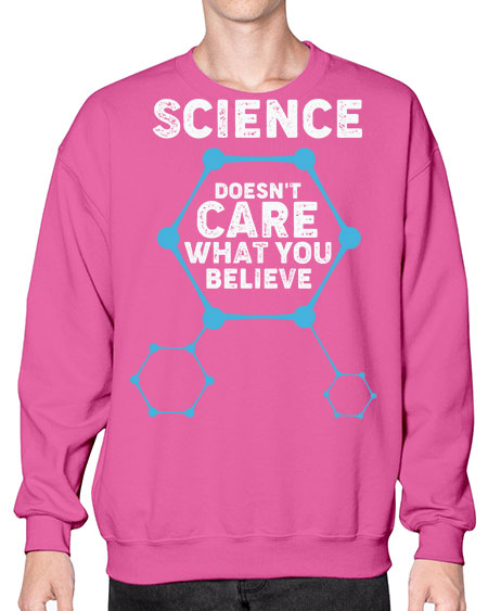 ScienceDoesntCareWhatYouScientistSkinite Scientist Skinite 51# - general science- Sweatshirt - Crew