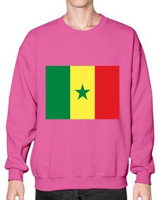 Senegal 1811# - world flags- Sweatshirt - Crew