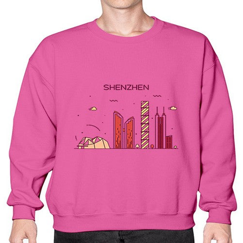 Shenzhen 1834# - cities- Sweatshirt - Crew