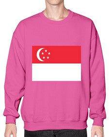 Singapore 1842# - world flags- Sweatshirt - Crew
