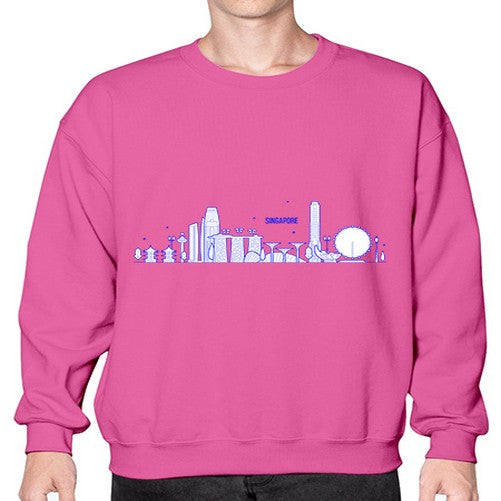 Singapore 1845# - cities- Sweatshirt - Crew