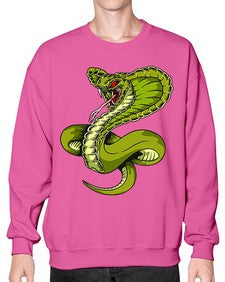 Snake 208# - cartoon animals- Sweatshirt - Crew