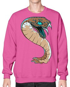 Snake 209# - cartoon animals- Sweatshirt - Crew