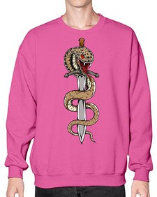 Snake 211# - cartoon animals- Sweatshirt - Crew